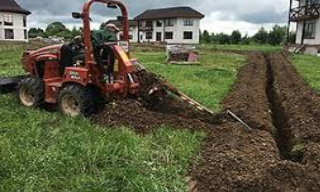 Копка траншей для водопровода в Красноуфимске: цена за метр от 930 руб.