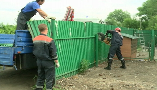 Демонтаж ограждений в Красноуфимске по цене от 982 руб. | 2Землекопа-Крф